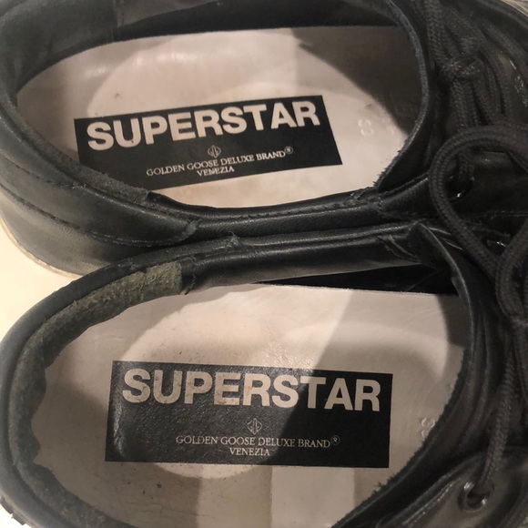 🏆Golden Goose🏆Black on  Black classic shoe. - Picture 3 of 8